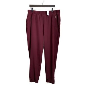 NWT Cato Women's Pants Sportswear Joggers Size XL Elderberry Zip Pockets